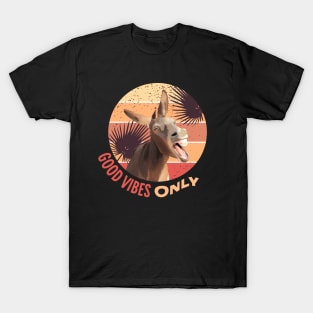 Good Vibes Only  Donkey T-Shirt